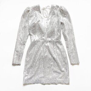 New Arrivals Gilda Dress in White Waves Size FR 36 US 2 4 NEW NWT *no belt*